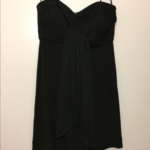 Strapless dress with detailed front